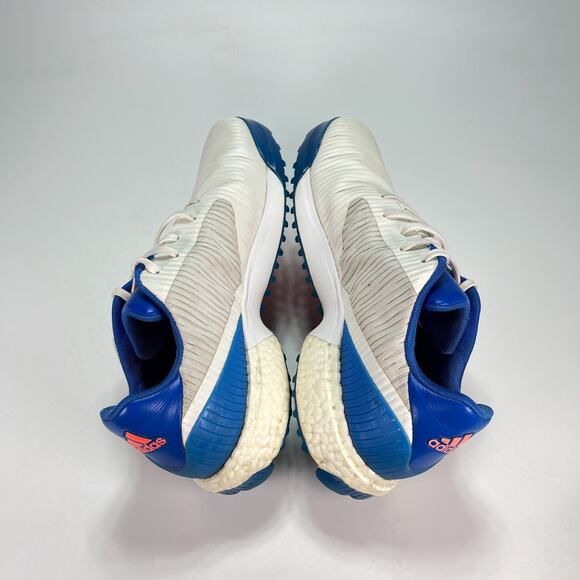 Adidas Codechaos Sport White Blue Boost Spikeless Golf Shoes EF5711 Mens Sz 11.5